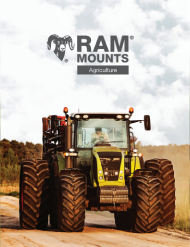 RAM Mounts katalog Agro držáků do traktorů a zemědělství