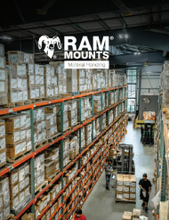 RAM Mounts katalog držáků na vysokozdvižné vozíky a manipulační techniku